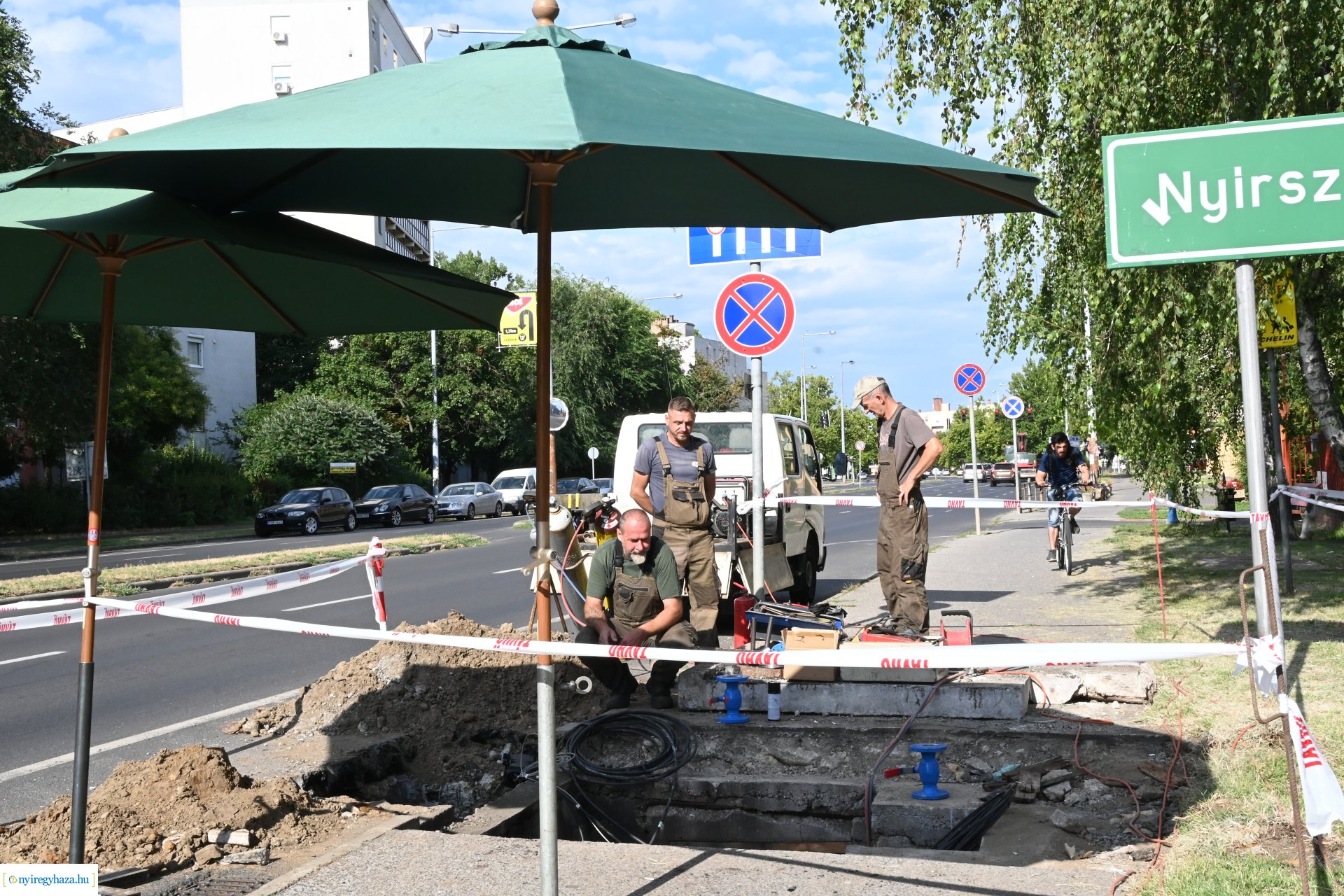 Nyári karbantartás a Nyírtávhőnél