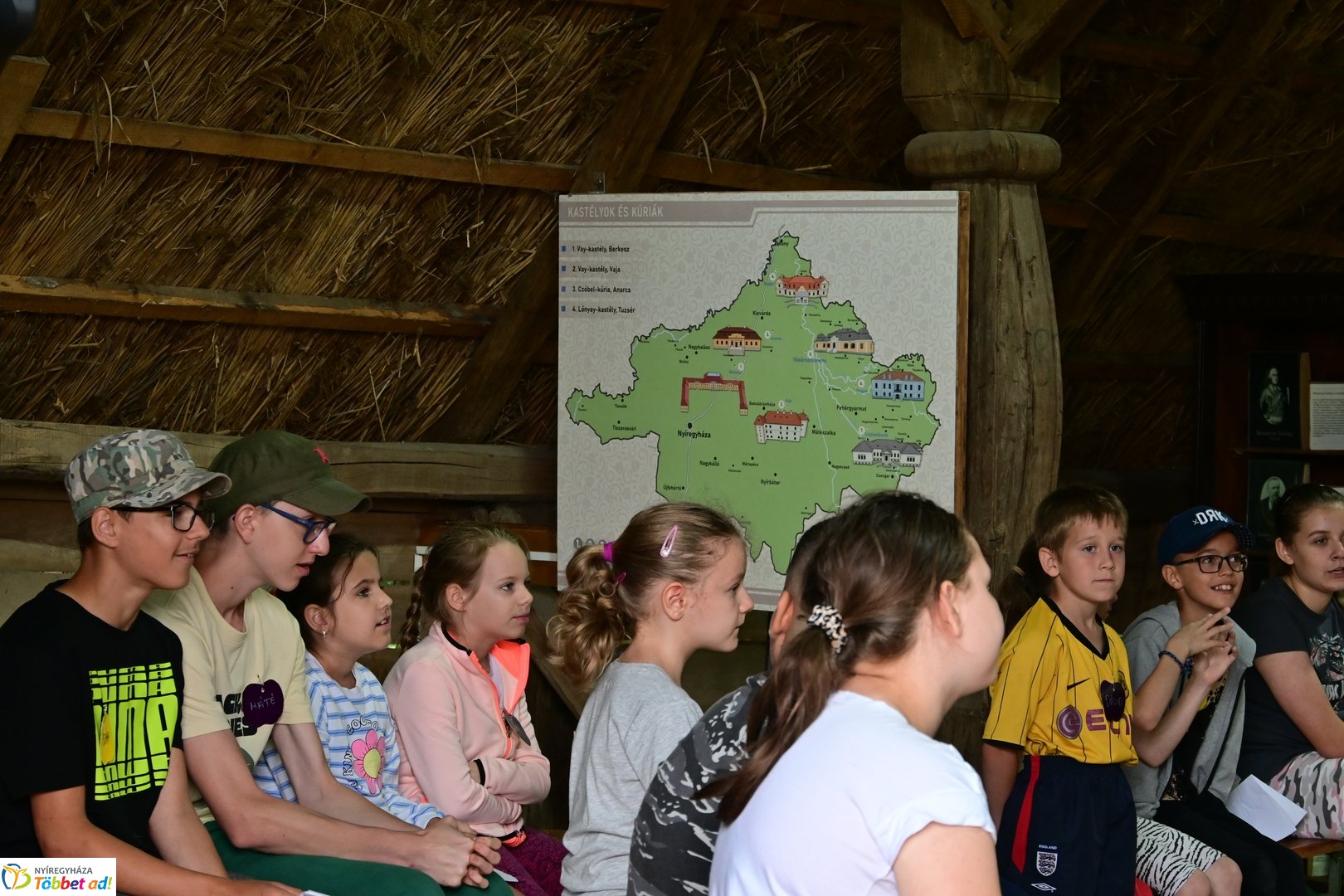 Nyári tábor a múzeumfaluban 2025 júliusában
