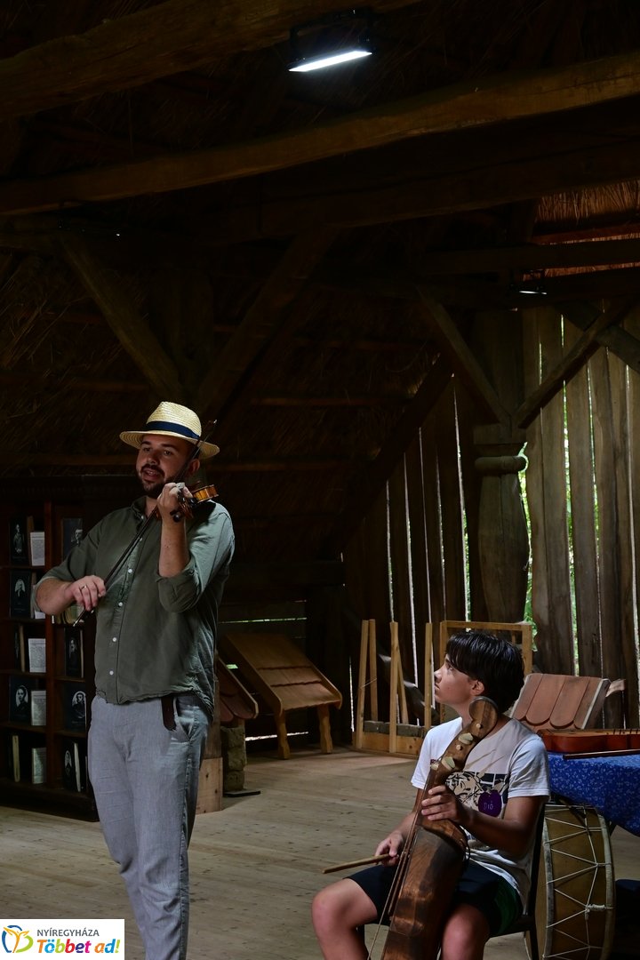 Nyári tábor a múzeumfaluban 2025 júliusában