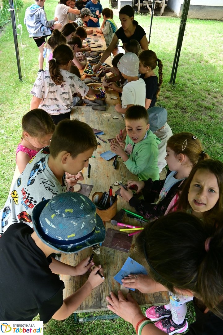 Nyári tábor a múzeumfaluban 2025 júliusában