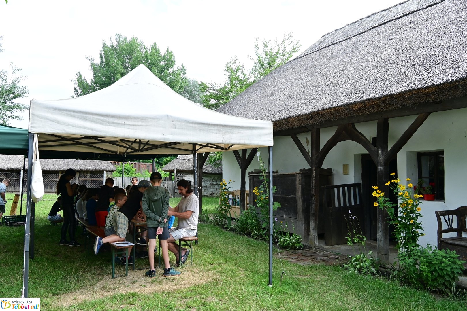 Nyári tábor a múzeumfaluban 2025 júliusában