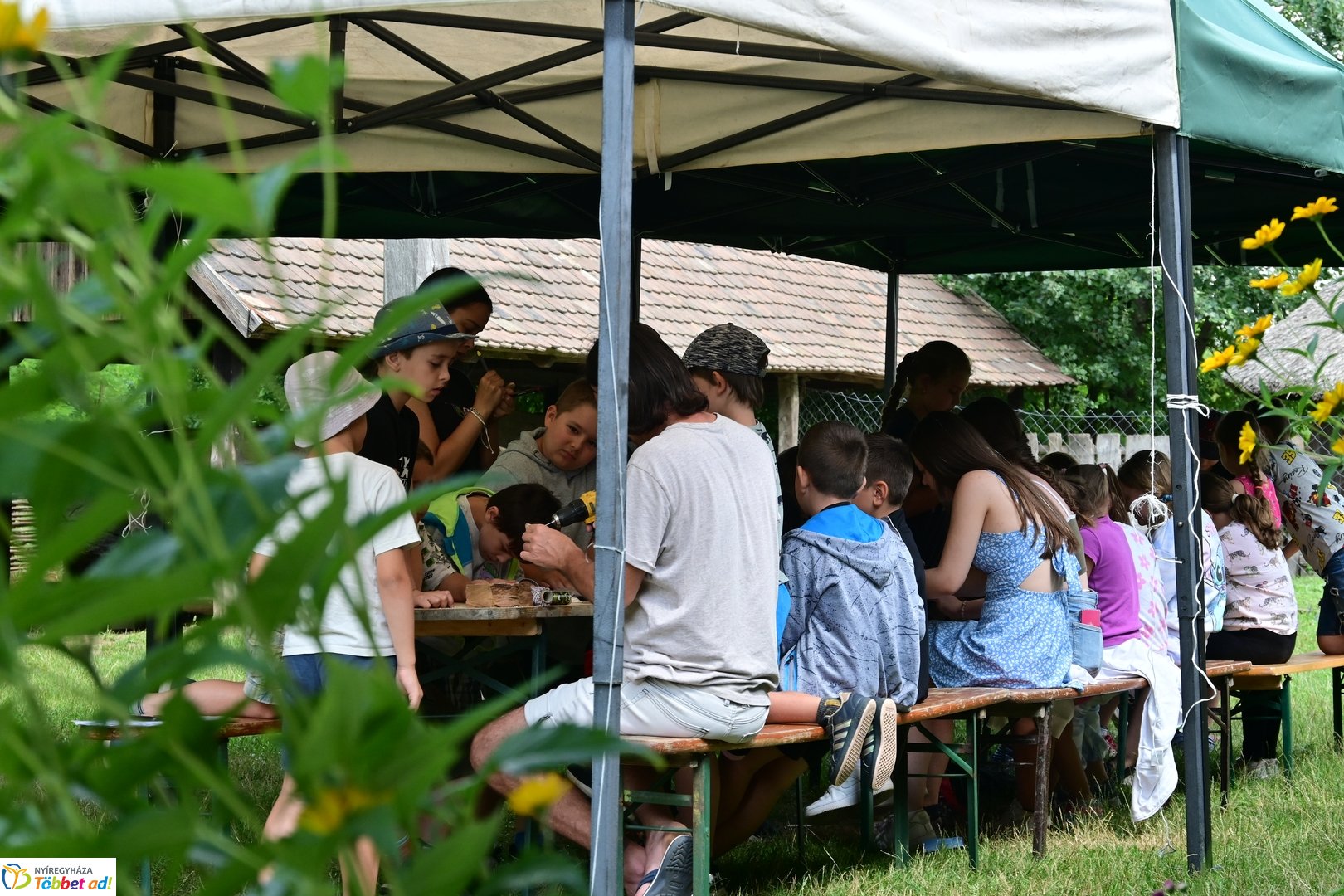 Nyári tábor a múzeumfaluban 2025 júliusában