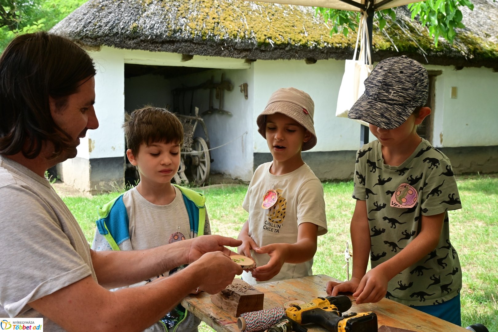 Nyári tábor a múzeumfaluban 2025 júliusában