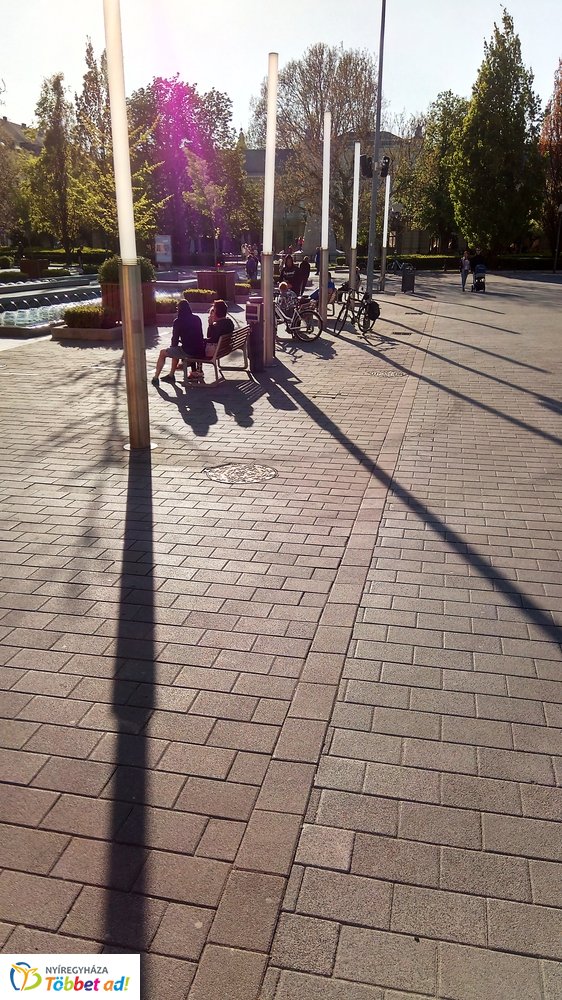 Nyíregyháza belvárosa Nagypénteken