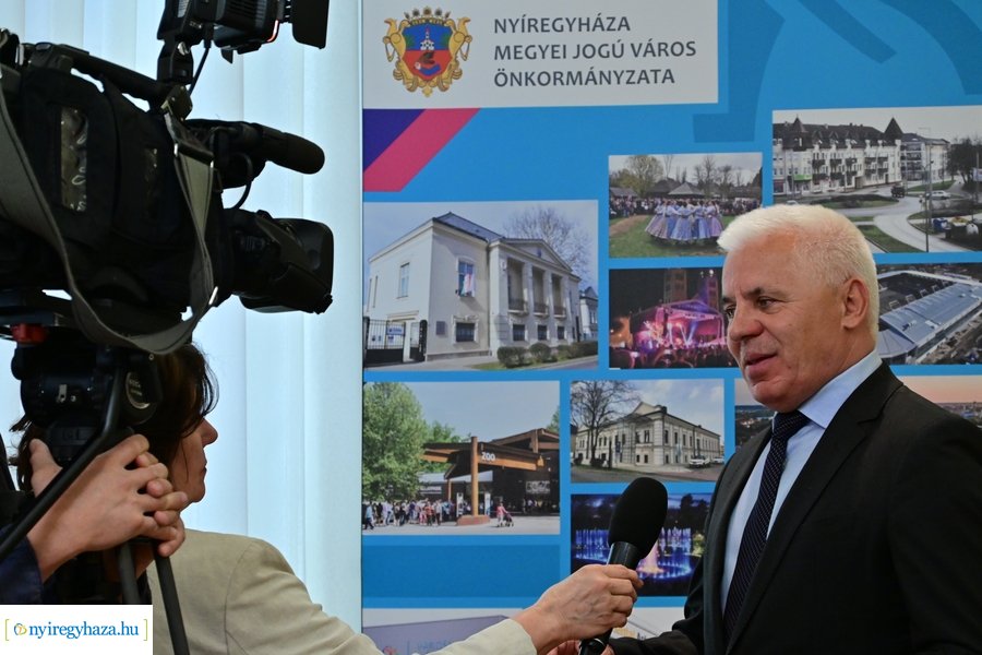 Nyíregyháza és Kassa csapadékvíz elvezetési rendszer - sajtótájékoztató