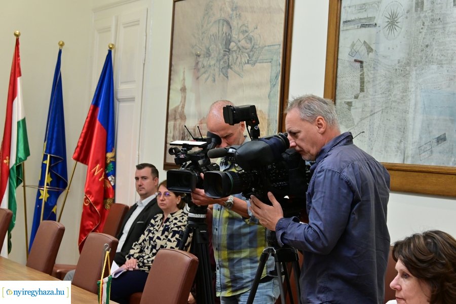 Nyíregyháza és Kassa csapadékvíz elvezetési rendszer - sajtótájékoztató