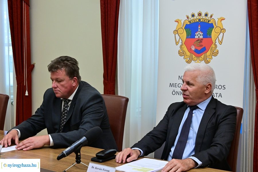 Nyíregyháza és Kassa csapadékvíz elvezetési rendszer - sajtótájékoztató