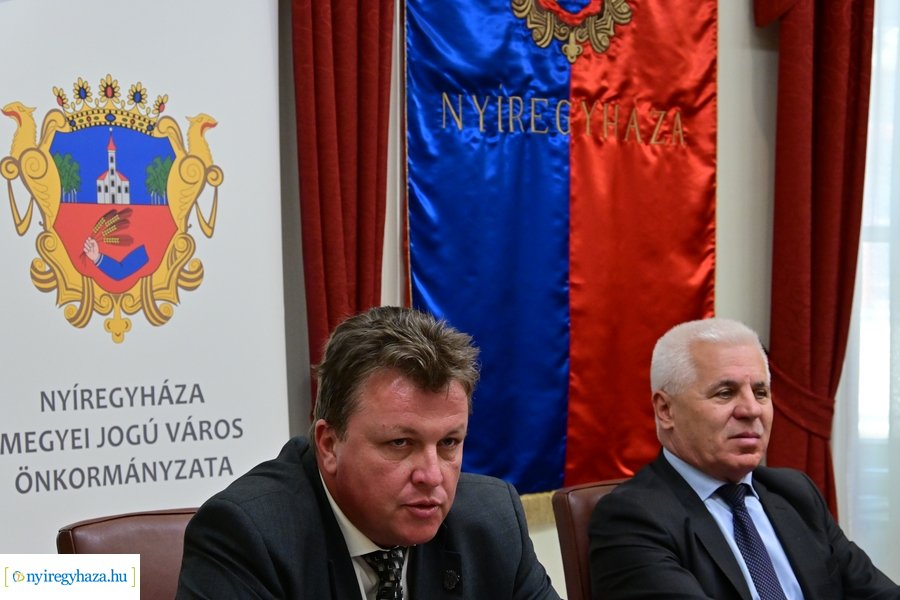 Nyíregyháza és Kassa csapadékvíz elvezetési rendszer - sajtótájékoztató