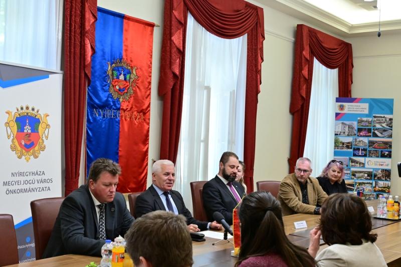 Nyíregyháza és Kassa csapadékvíz elvezetési rendszer - sajtótájékoztató