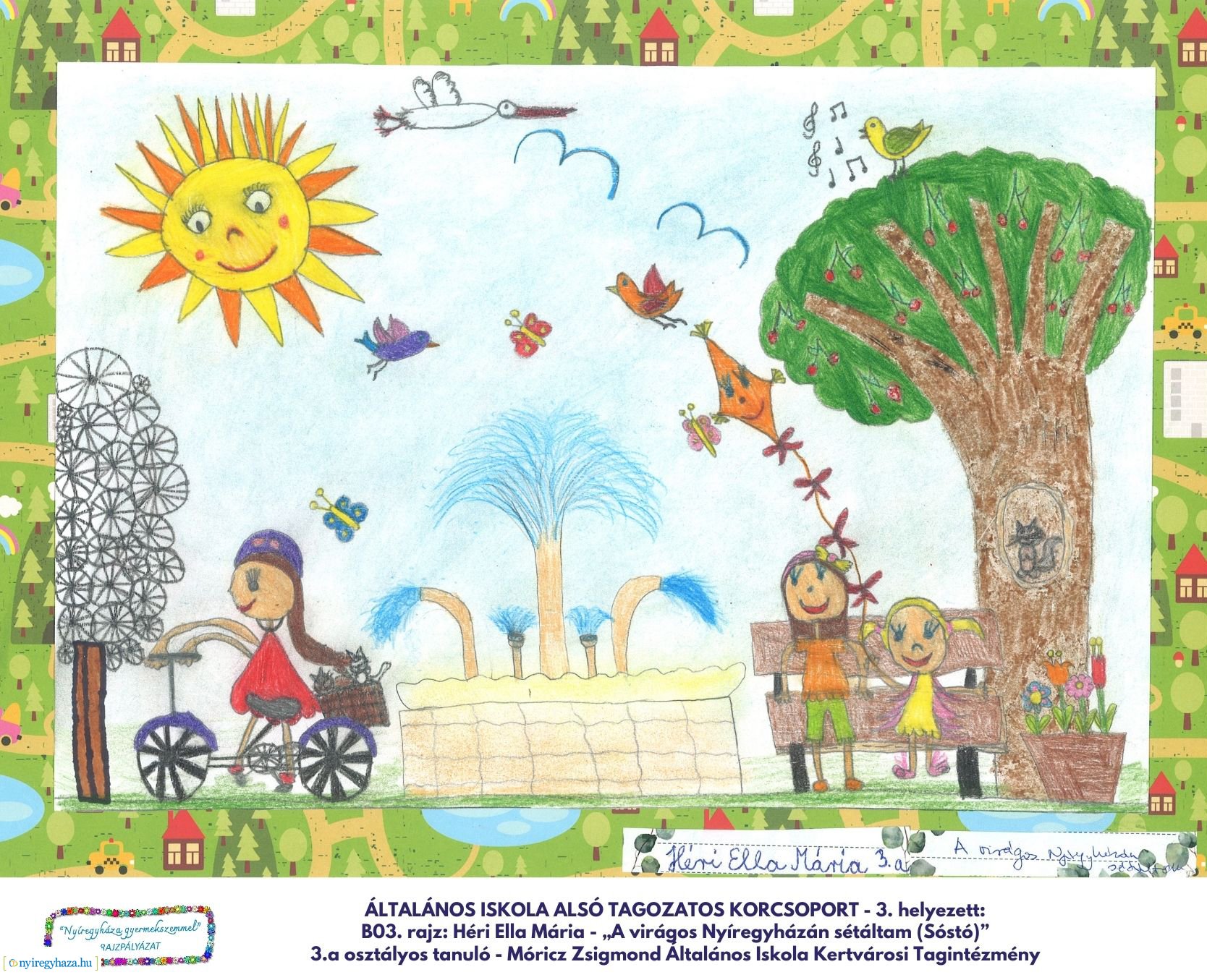 Nyíregyháza gyermekszemmel rajzpályázat