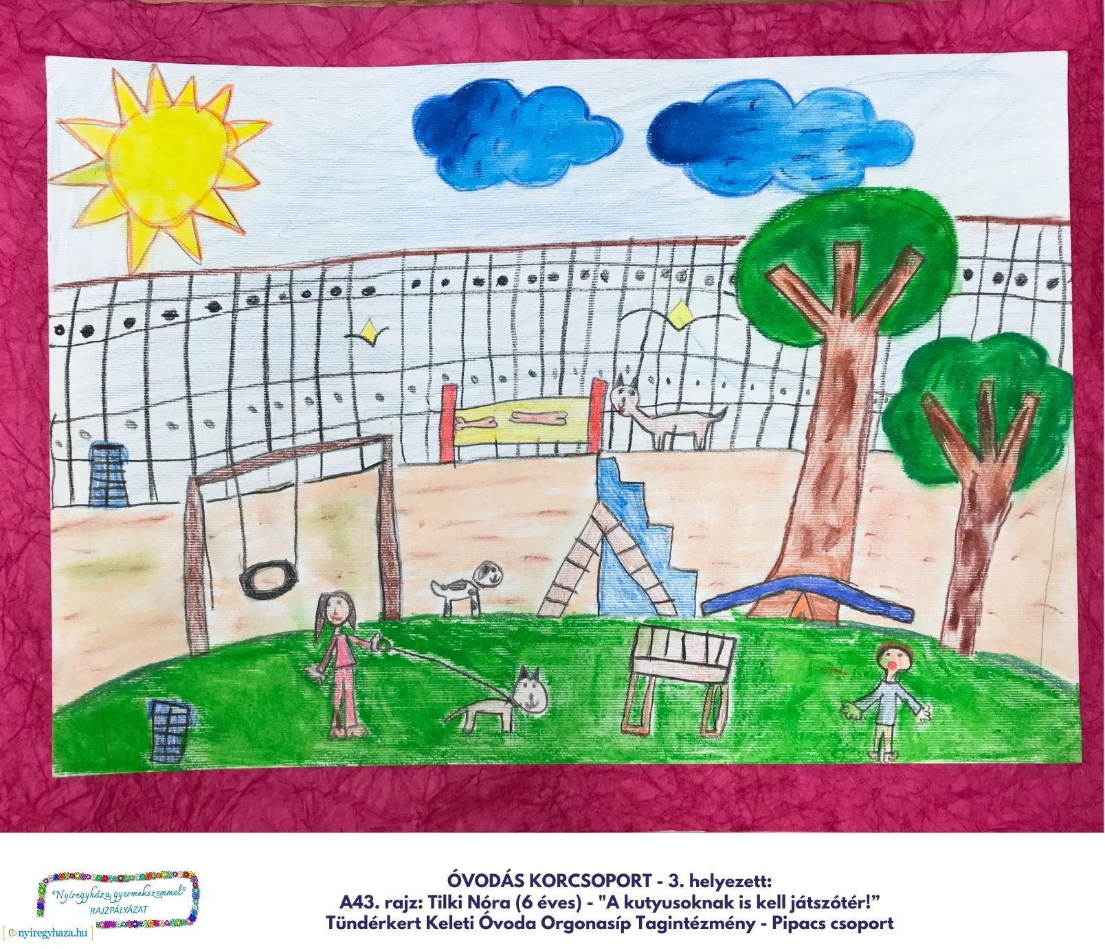 Nyíregyháza gyermekszemmel rajzpályázat