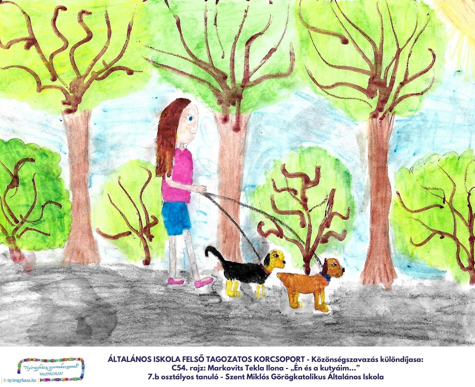 Nyíregyháza gyermekszemmel rajzpályázat