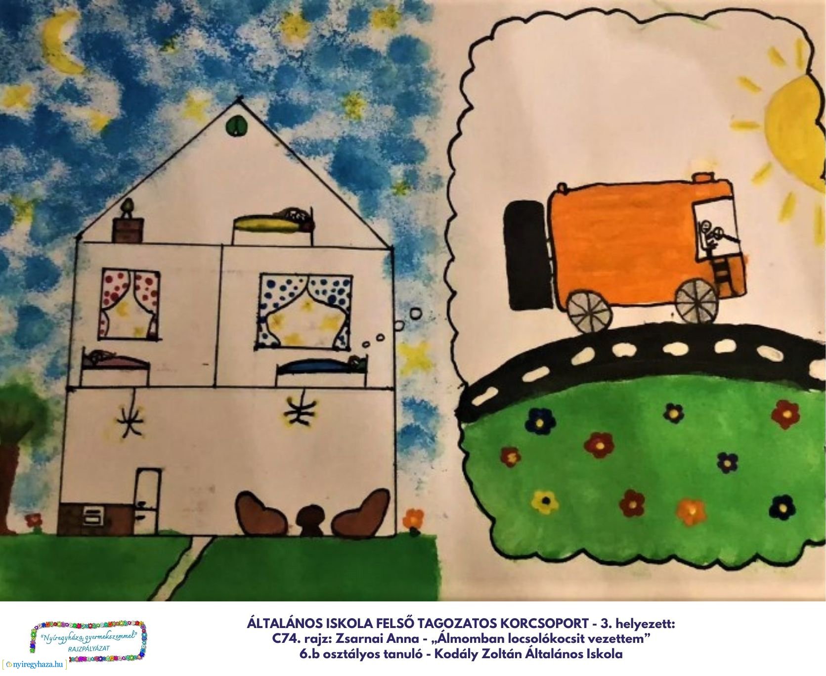 Nyíregyháza gyermekszemmel rajzpályázat