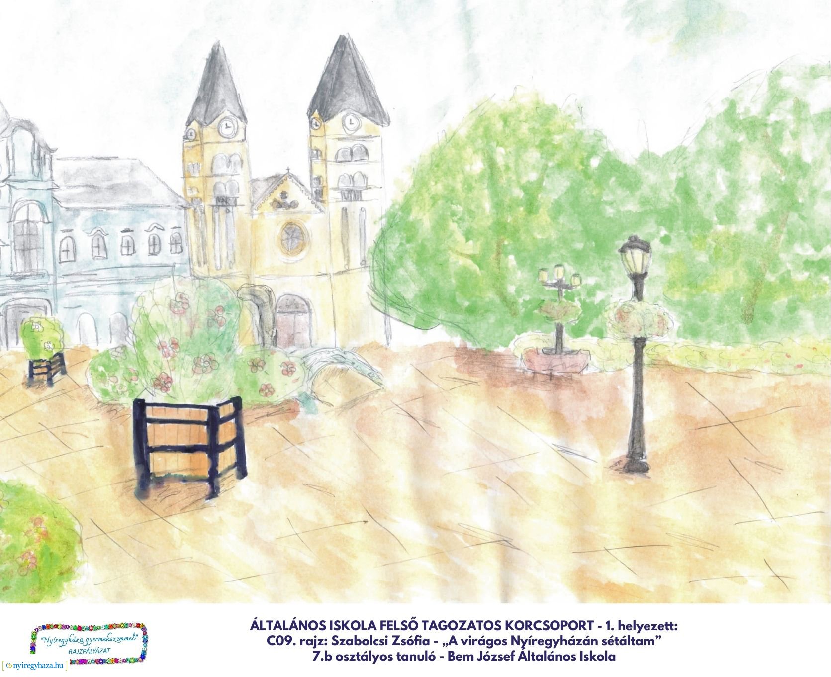 Nyíregyháza gyermekszemmel rajzpályázat
