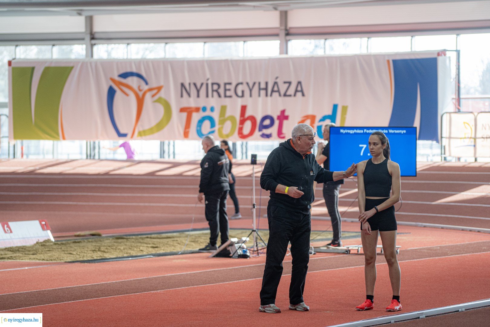 Nyíregyháza nyílt fedettpályás atlétika versenye a Nyíregyházi Atlétikai Centrumban