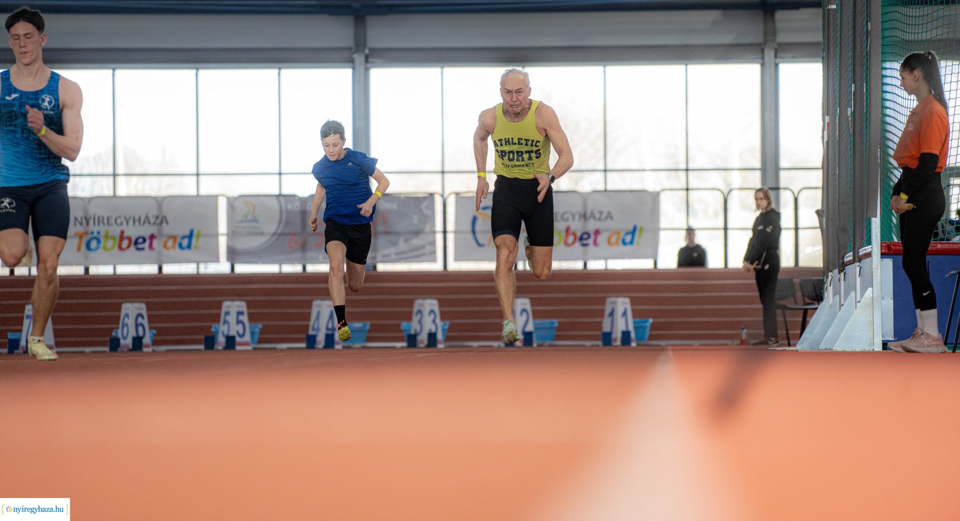 Nyíregyháza nyílt fedettpályás atlétika versenye a Nyíregyházi Atlétikai Centrumban