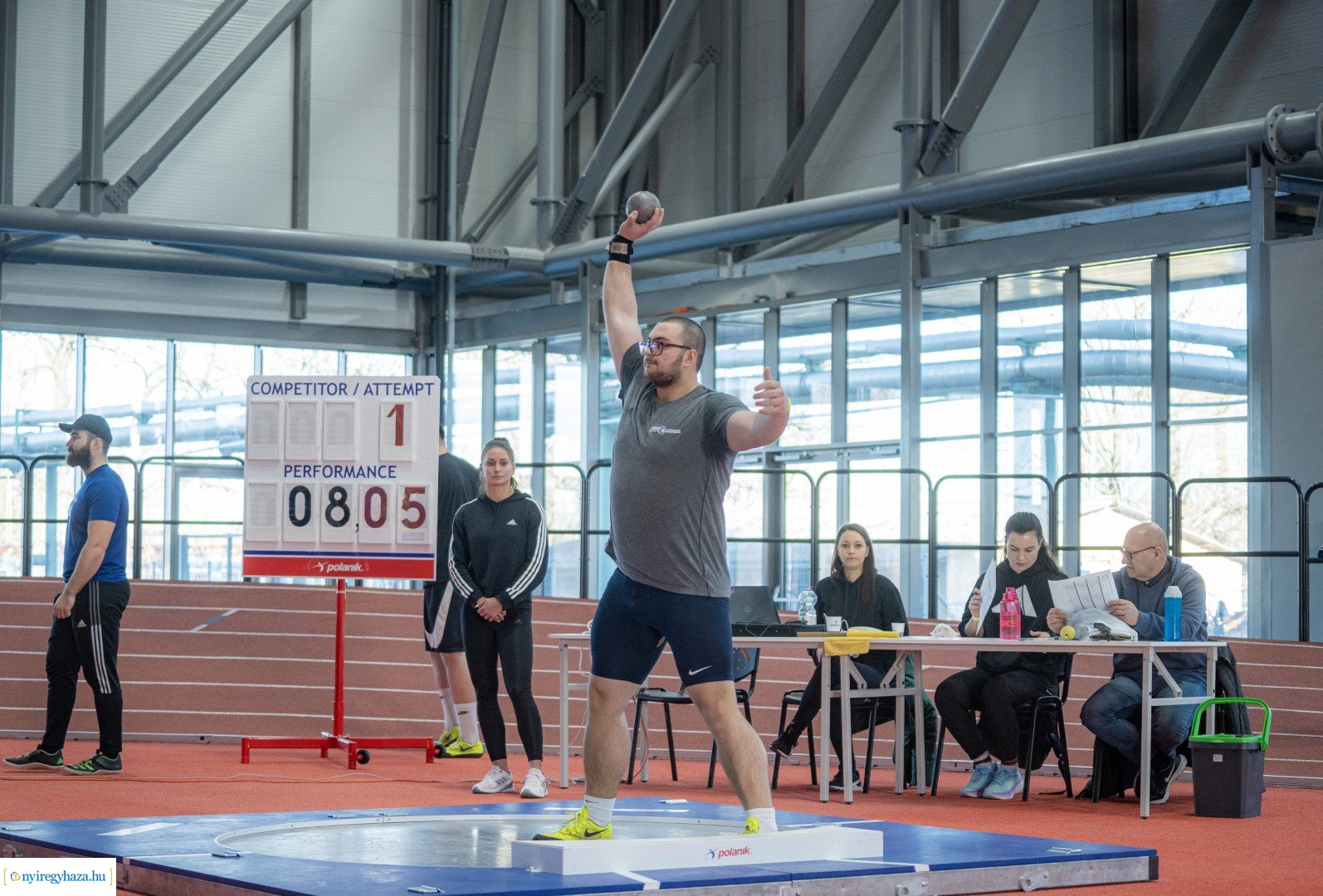 Nyíregyháza nyílt fedettpályás atlétika versenye a Nyíregyházi Atlétikai Centrumban
