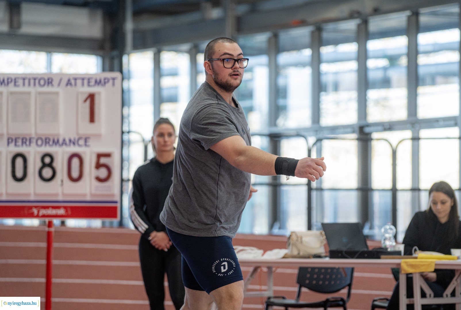 Nyíregyháza nyílt fedettpályás atlétika versenye a Nyíregyházi Atlétikai Centrumban