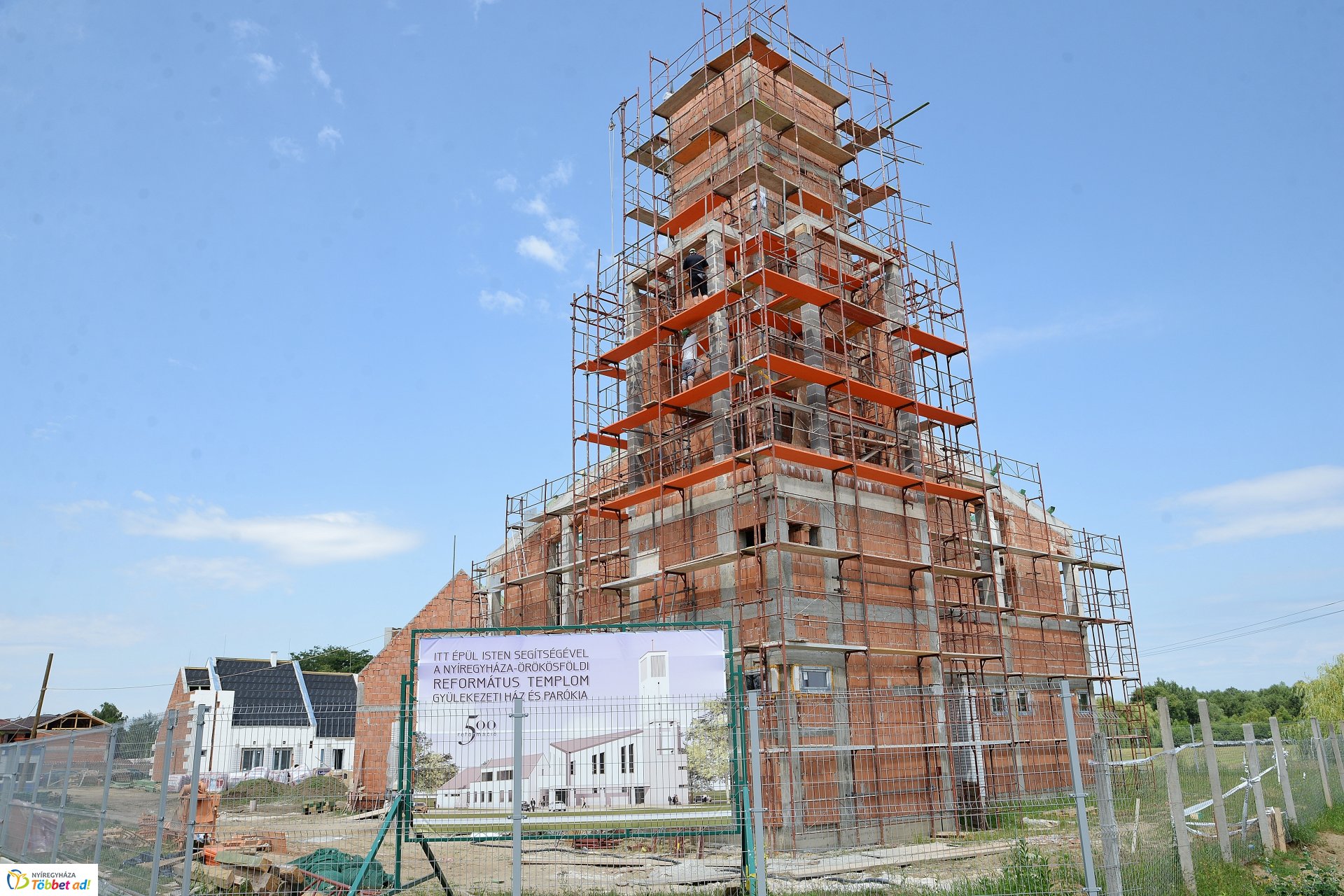 Nyíregyháza-Örökösföld református templom építése