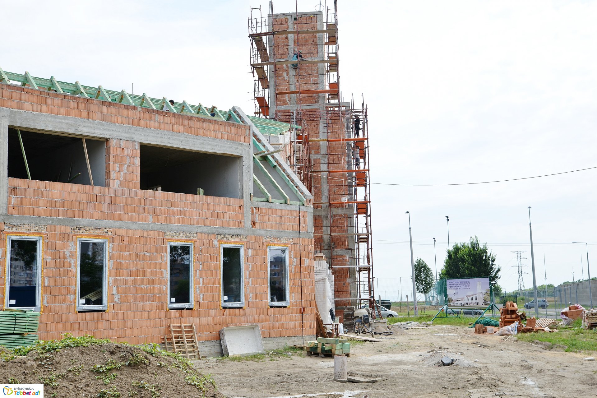 Nyíregyháza-Örökösföld református templom építése