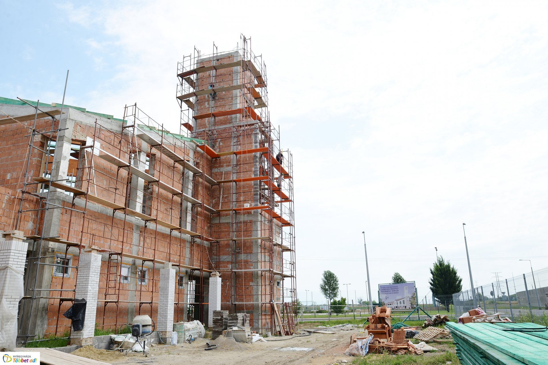 Nyíregyháza-Örökösföld református templom építése