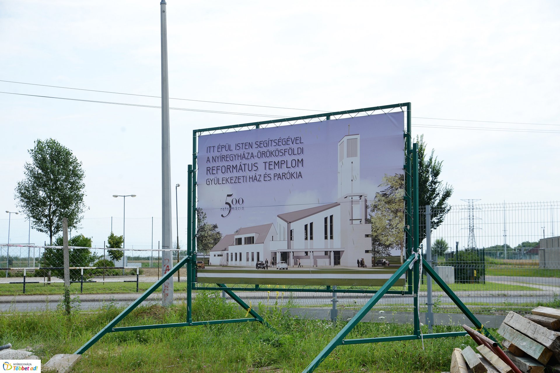 Nyíregyháza-Örökösföld református templom építése