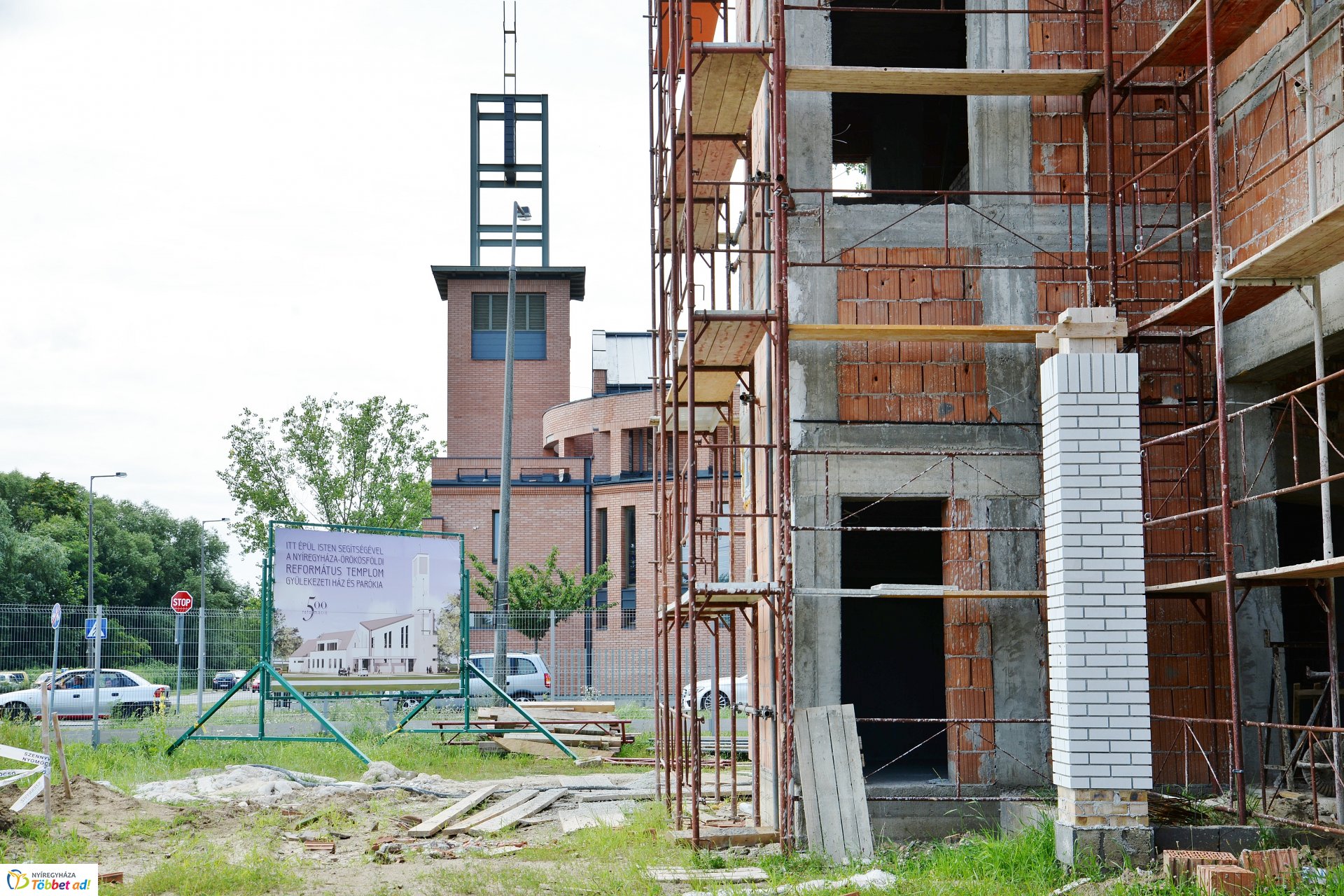 Nyíregyháza-Örökösföld református templom építése