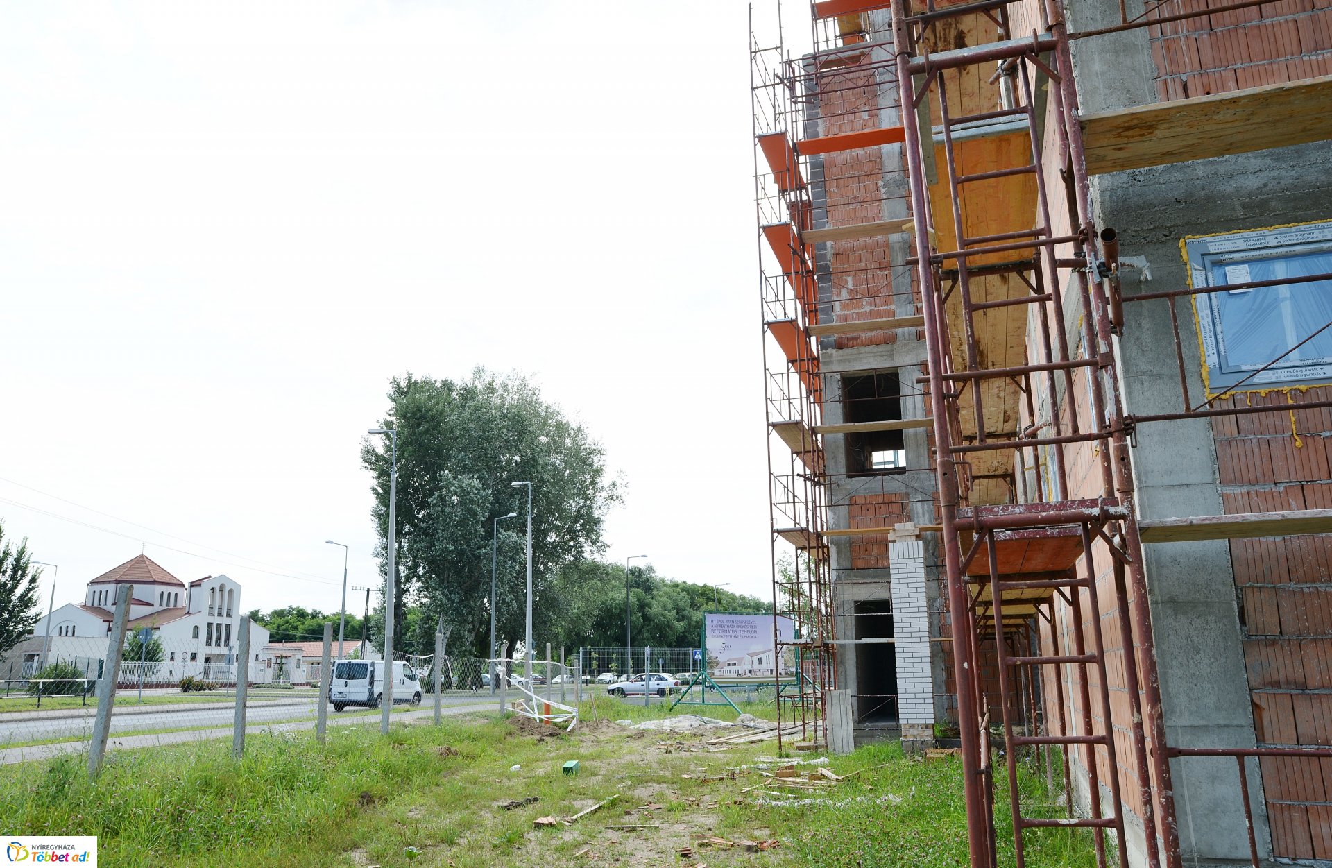 Nyíregyháza-Örökösföld református templom építése