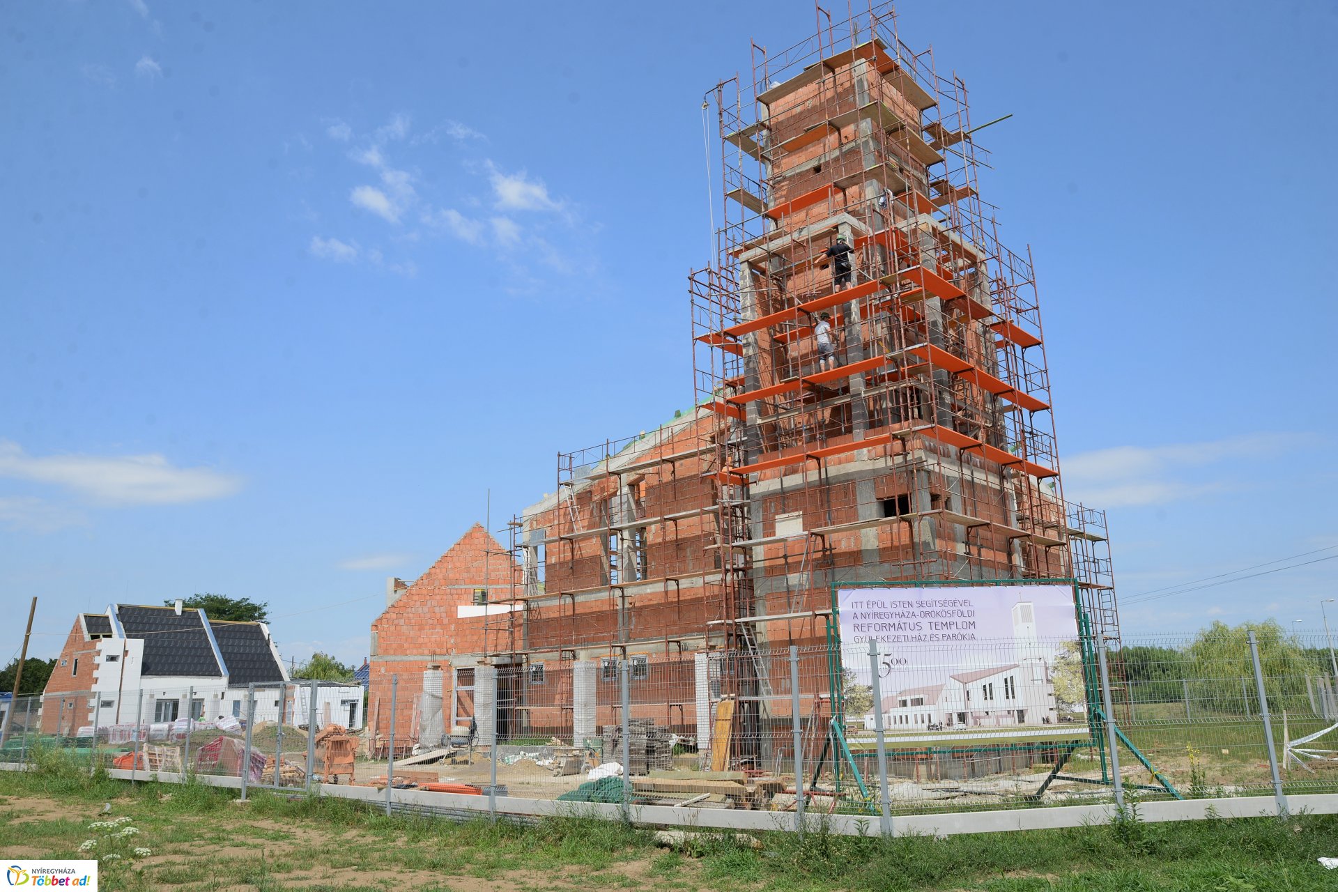 Nyíregyháza-Örökösföld református templom építése