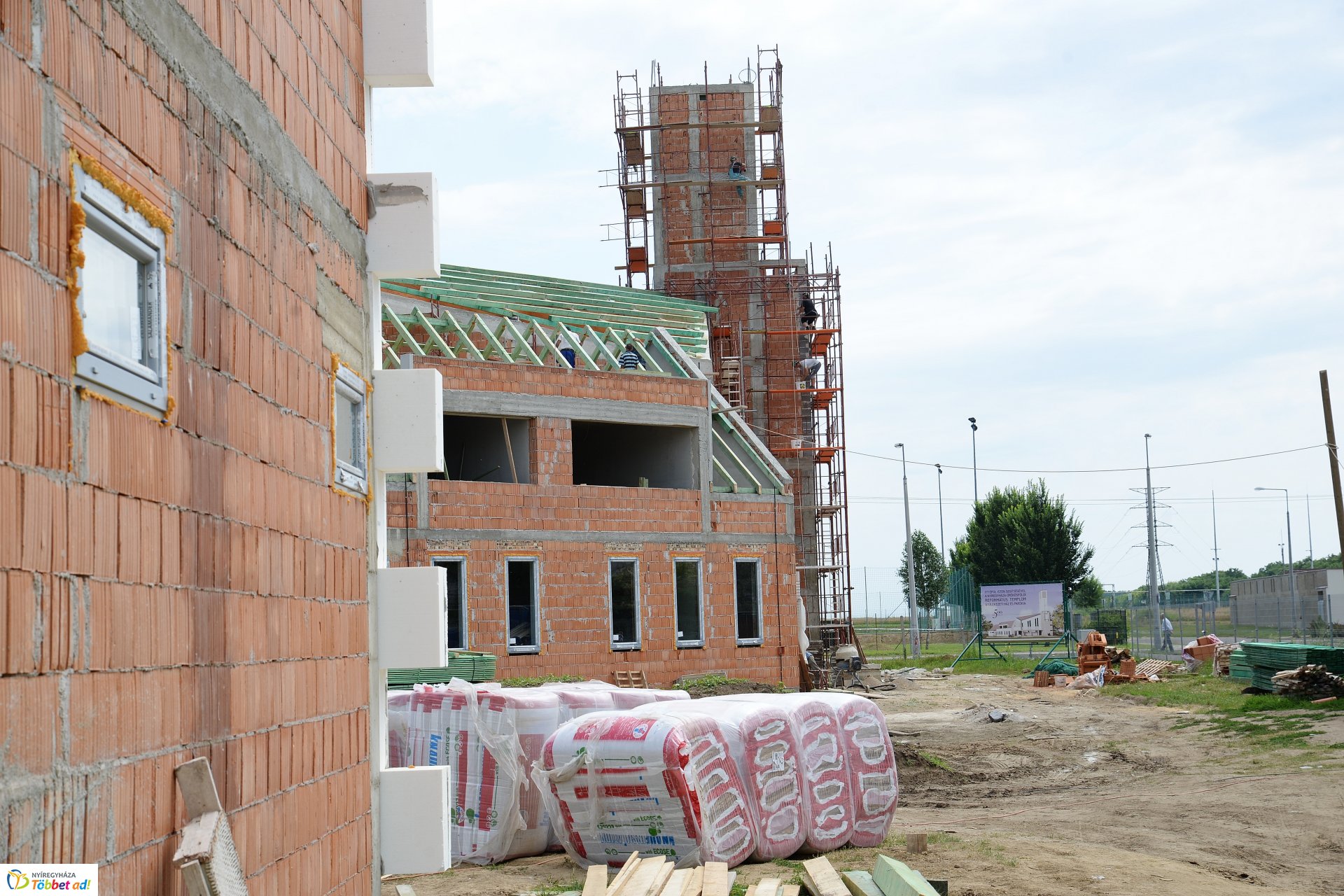 Nyíregyháza-Örökösföld református templom építése