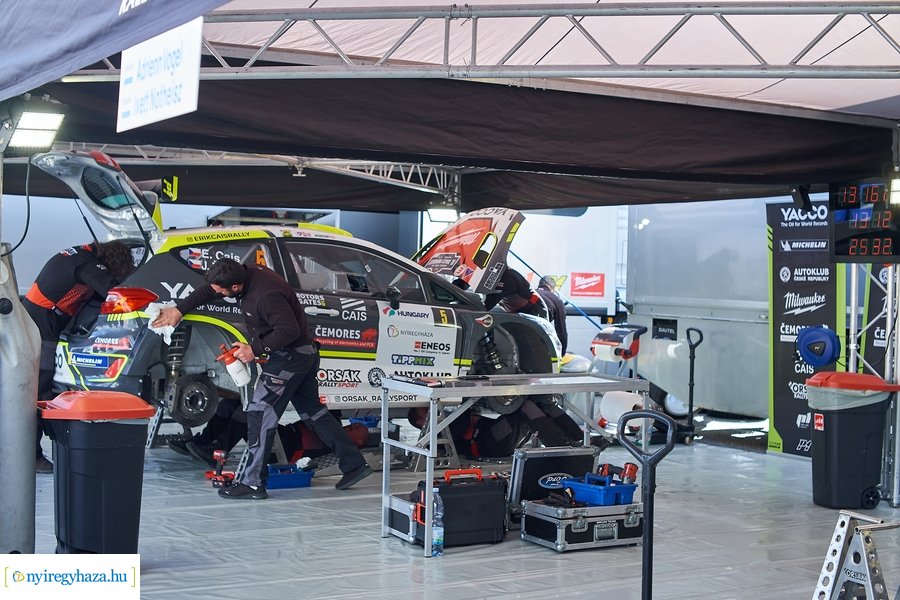 Nyíregyháza Rally 2021 - szervízpark