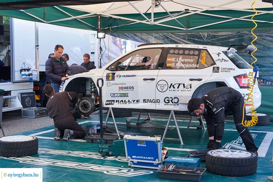 Nyíregyháza Rally 2021 - szervízpark
