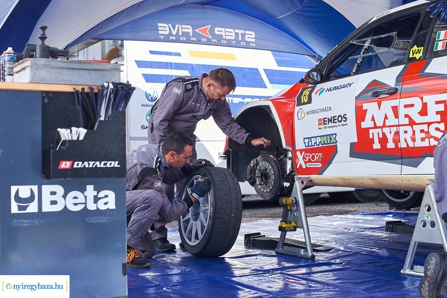 Nyíregyháza Rally 2021 - szervízpark