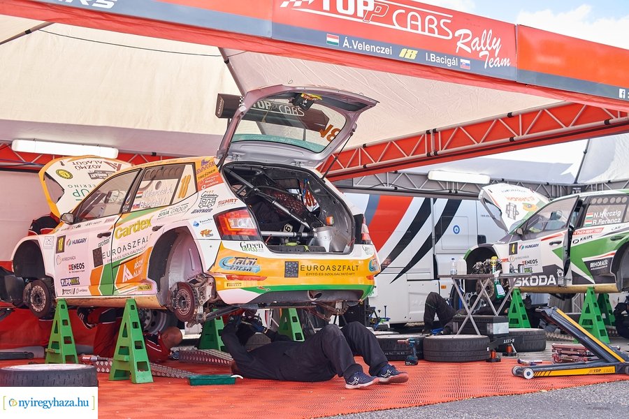 Nyíregyháza Rally 2021 - szervízpark