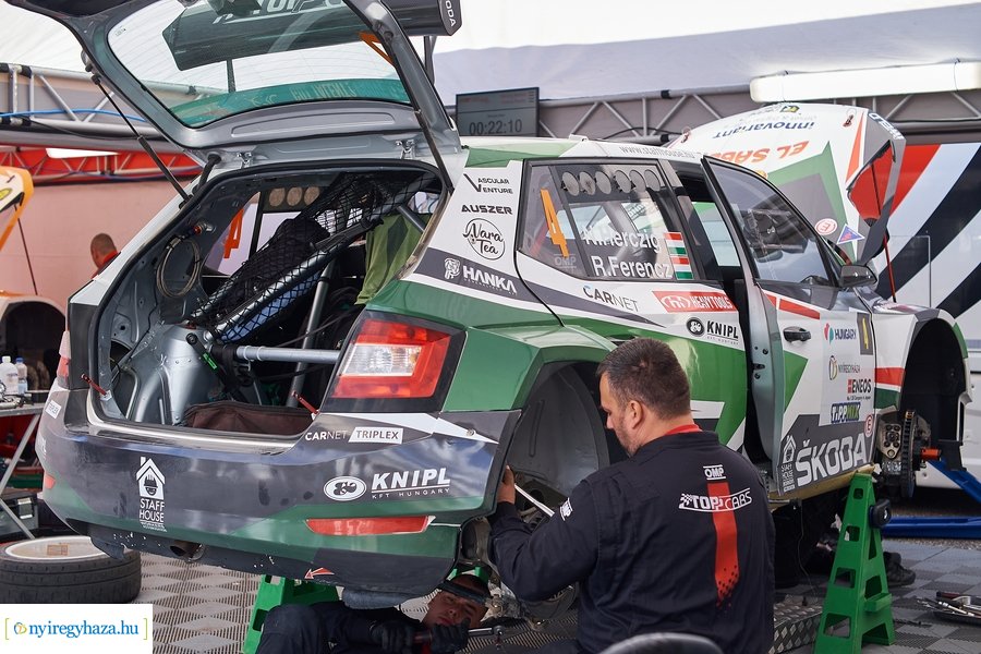 Nyíregyháza Rally 2021 - szervízpark