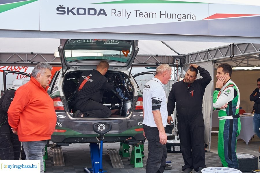 Nyíregyháza Rally 2021 - szervízpark