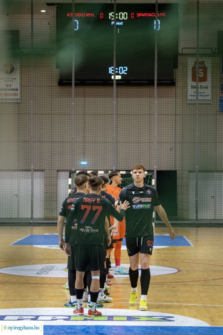Nyíregyháza Spartacus - A' Studio Futsal Nyíregyháza futsal mérkőzés