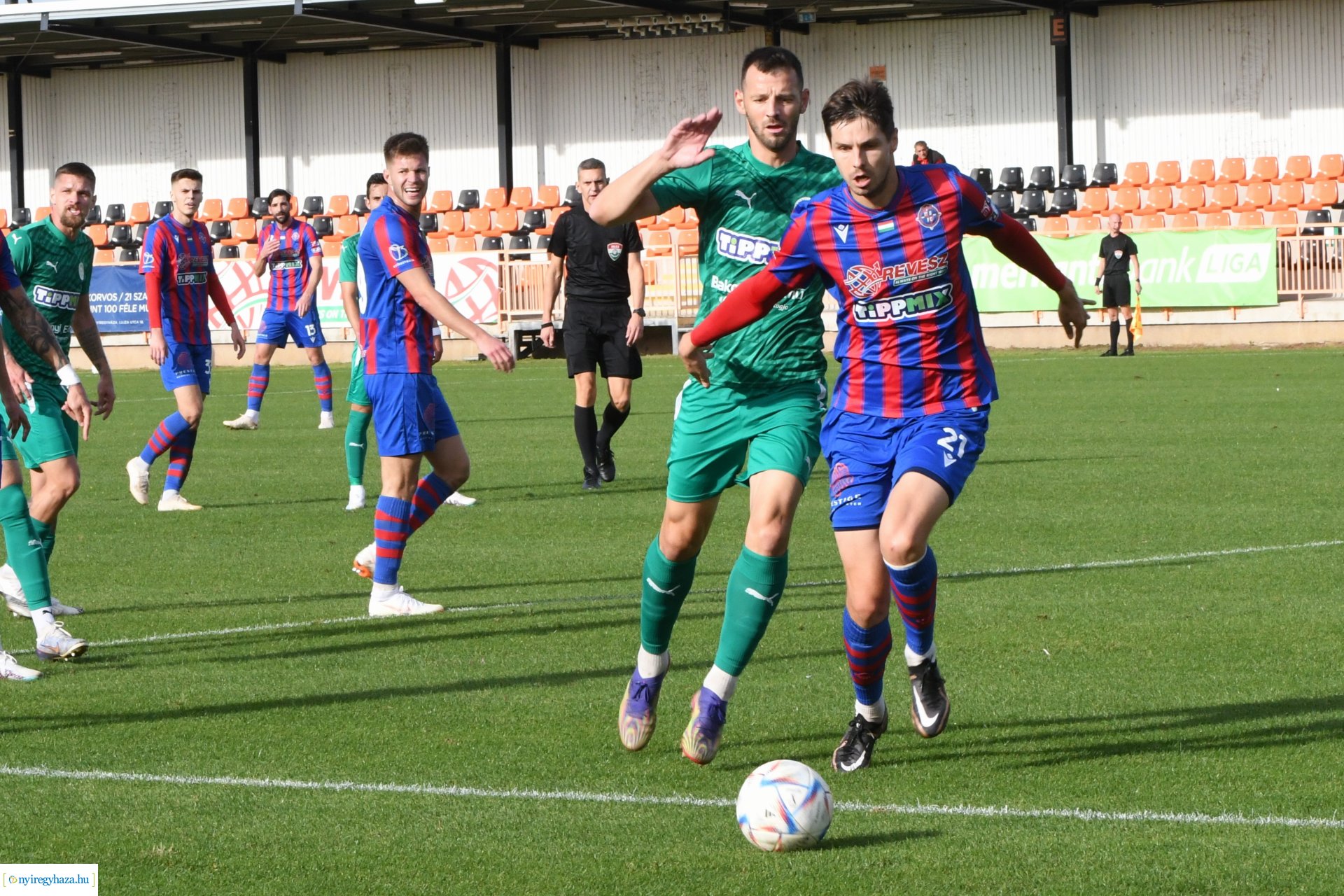 Nyíregyháza Spartacus - Ajka labdarúgó mérkőzés 2023. ősz