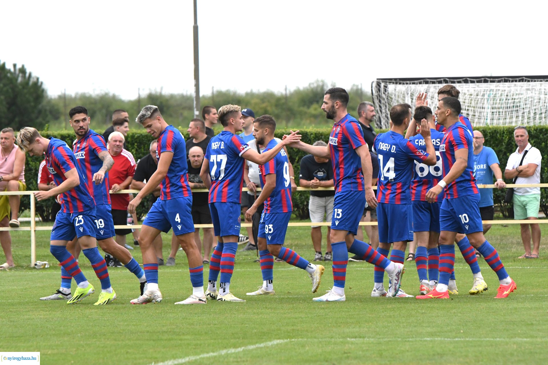 Nyíregyháza Spartacus-Békéscsaba felkészülési mérkőzés