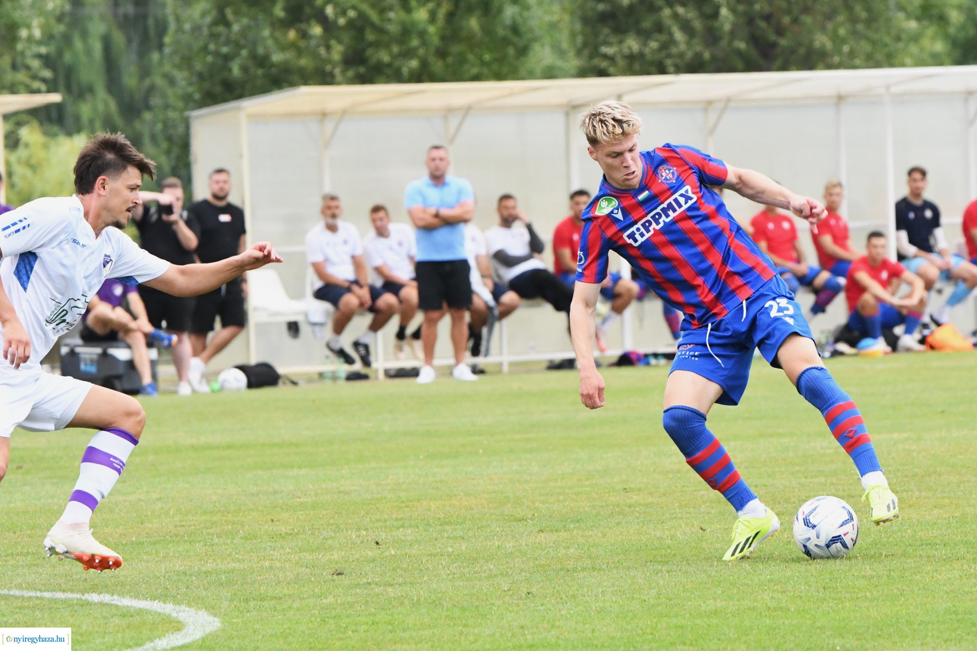 Nyíregyháza Spartacus-Békéscsaba felkészülési mérkőzés