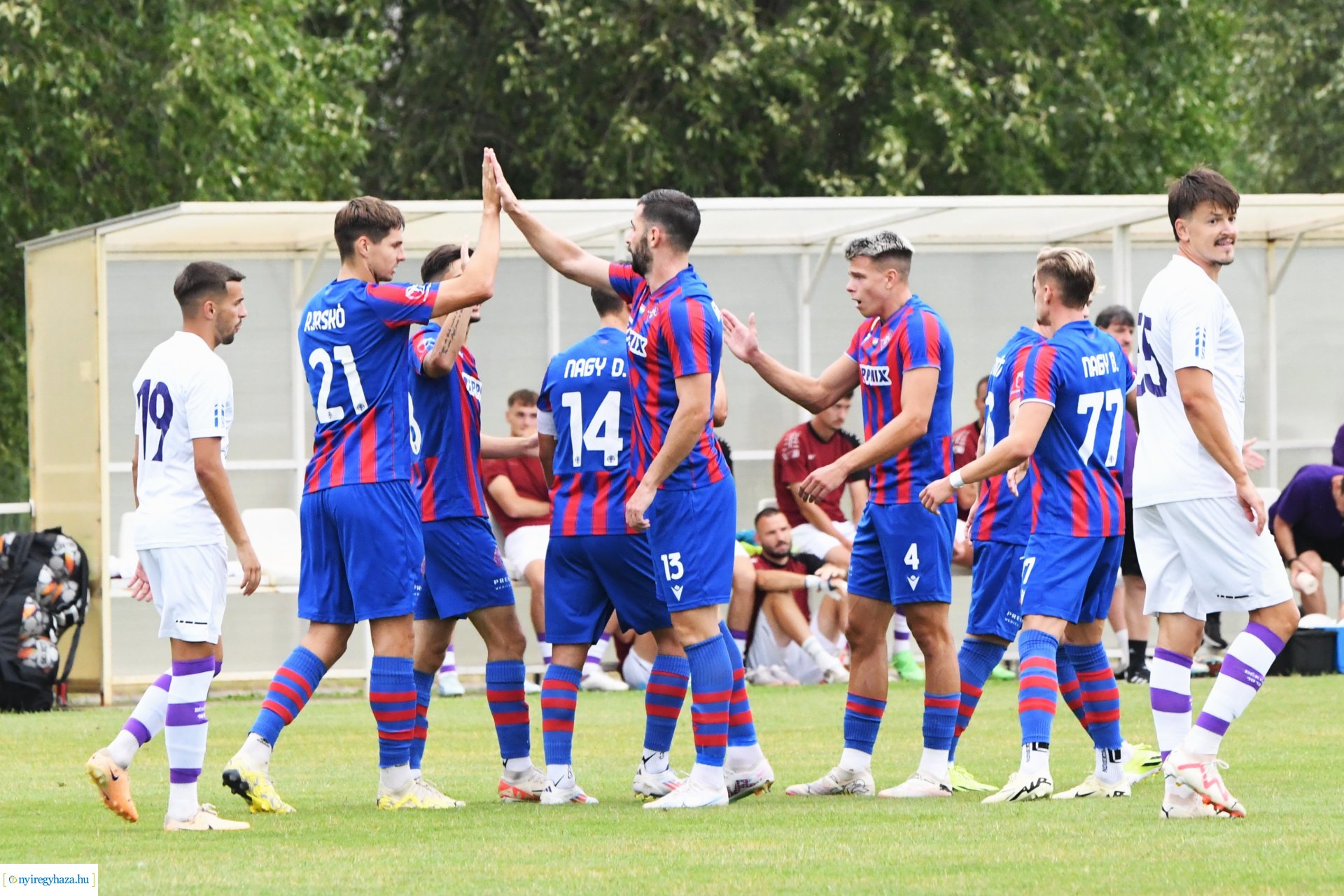 Nyíregyháza Spartacus-Békéscsaba felkészülési mérkőzés