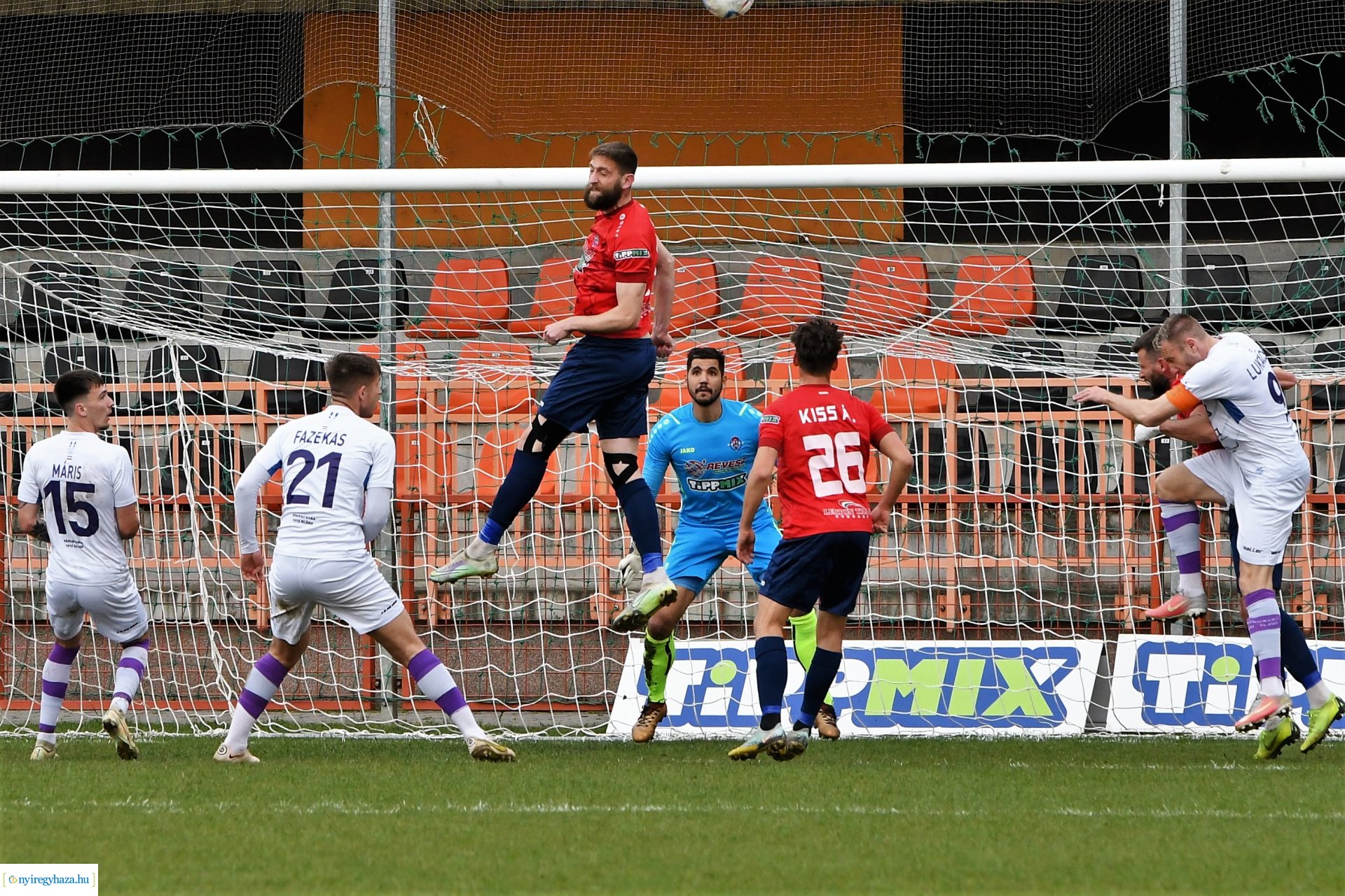 Nyíregyháza Spartacus - Békéscsaba labdarúgó mérkőzés 2023. tavasz