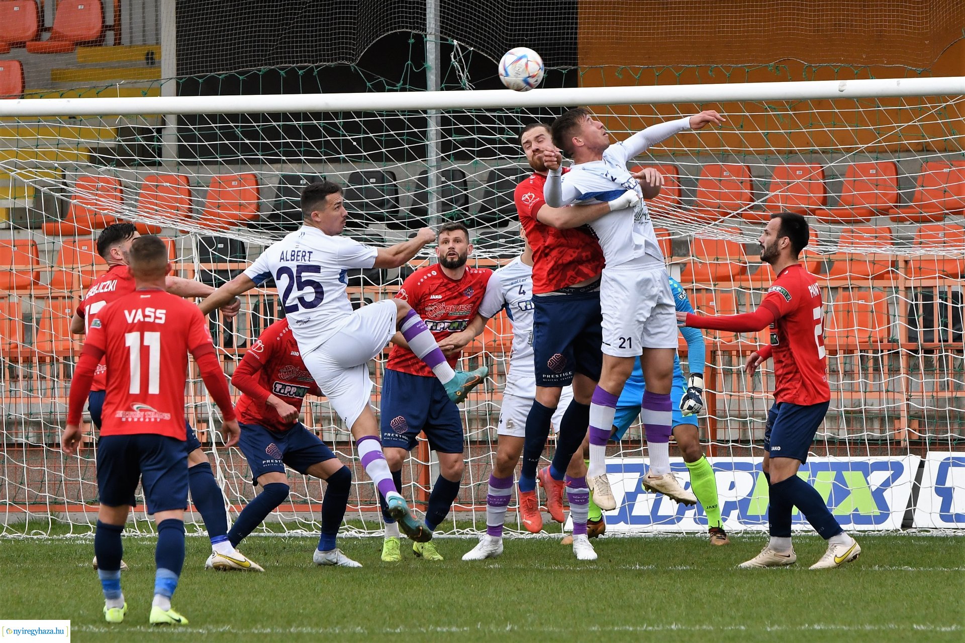 Nyíregyháza Spartacus - Békéscsaba labdarúgó mérkőzés 2023. tavasz