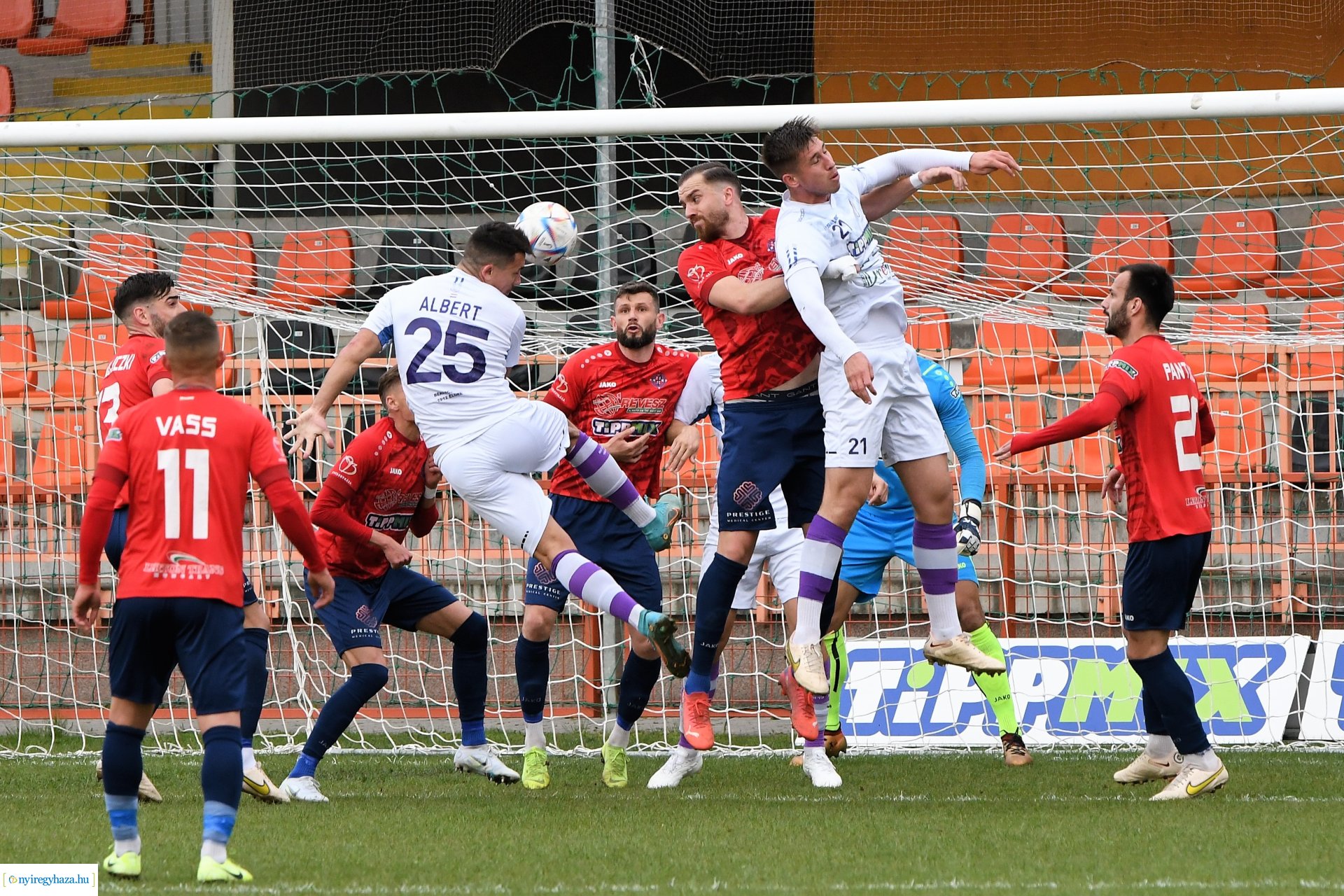 Nyíregyháza Spartacus - Békéscsaba labdarúgó mérkőzés 2023. tavasz