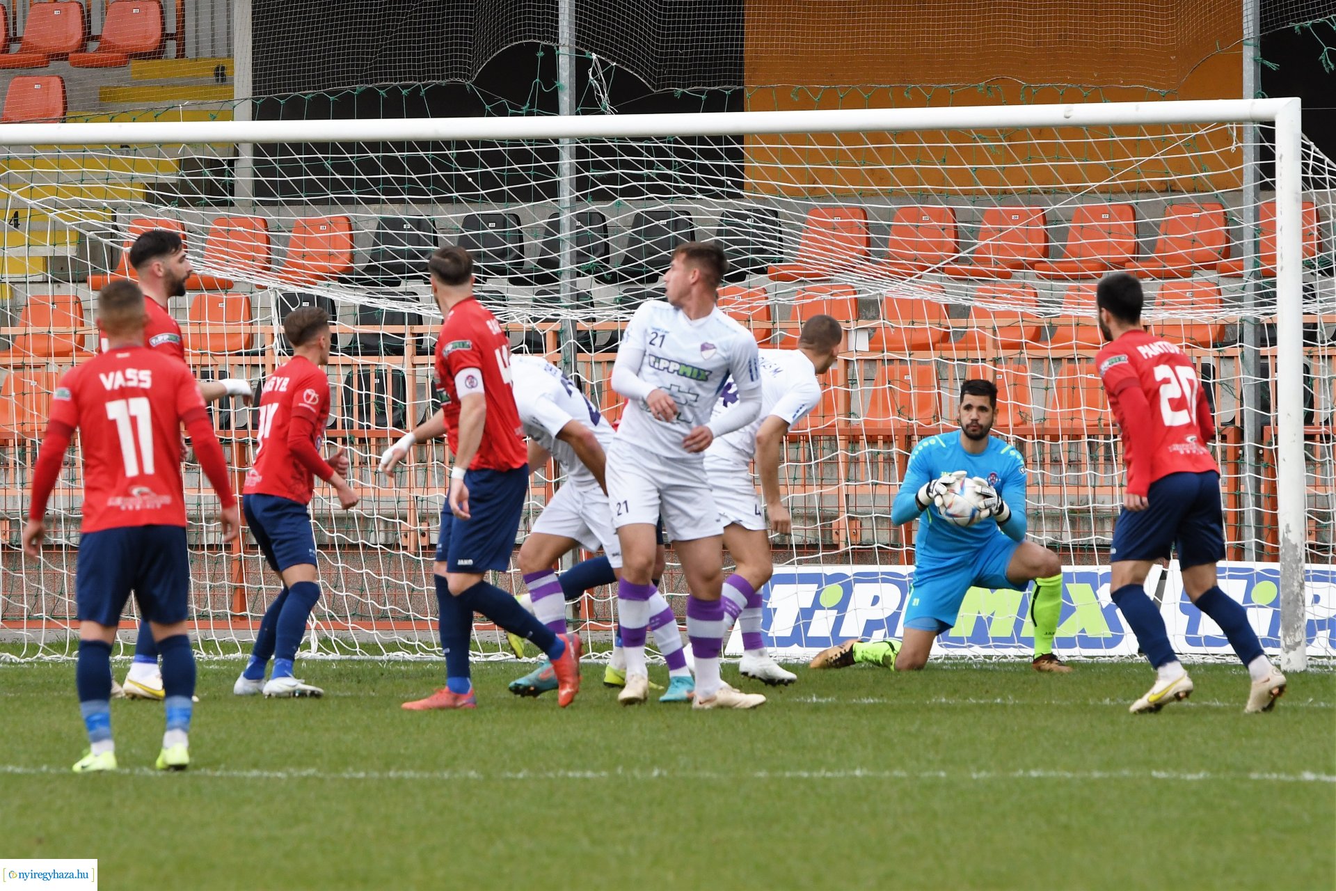 Nyíregyháza Spartacus - Békéscsaba labdarúgó mérkőzés 2023. tavasz