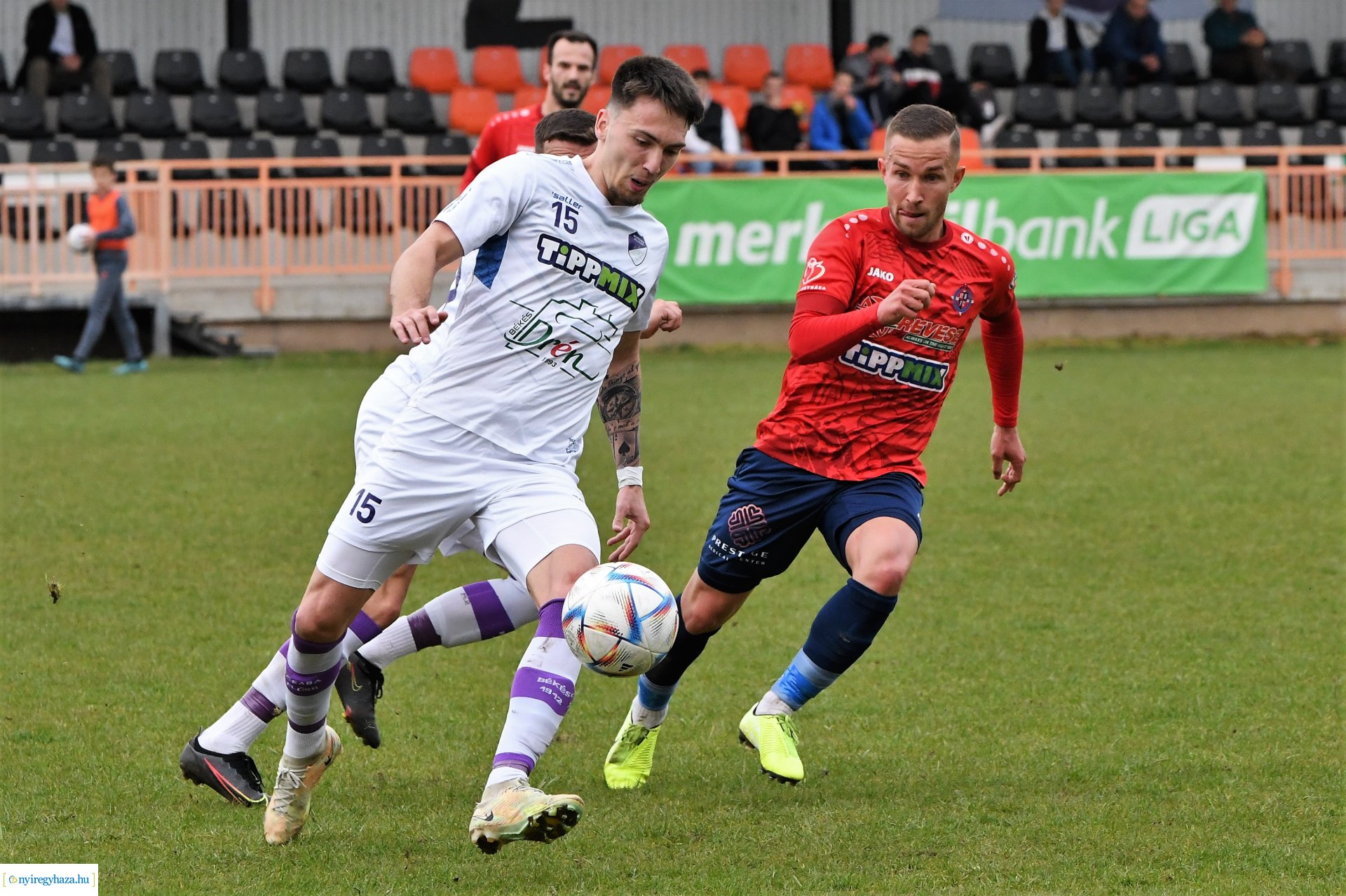Nyíregyháza Spartacus - Békéscsaba labdarúgó mérkőzés 2023. tavasz