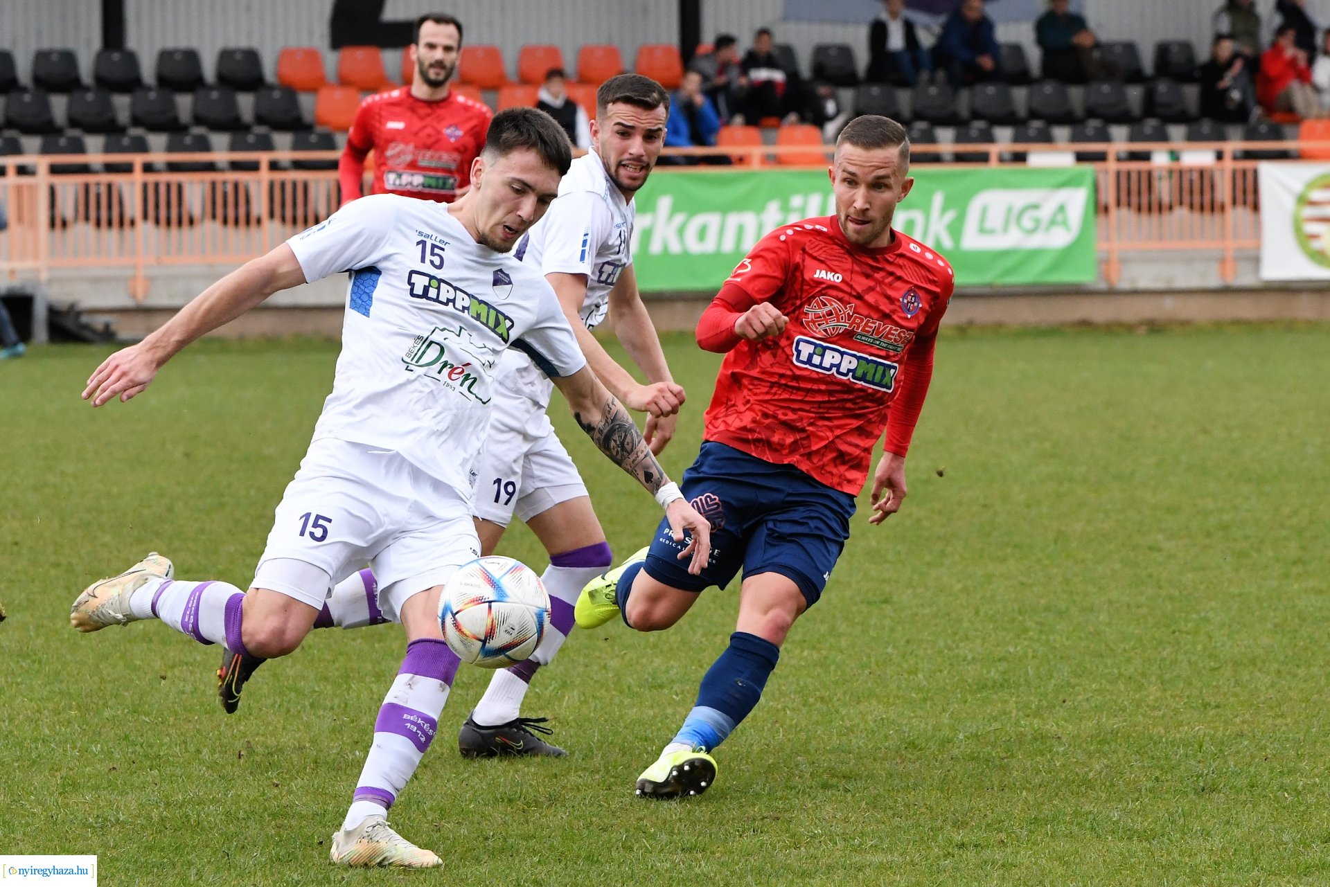 Nyíregyháza Spartacus - Békéscsaba labdarúgó mérkőzés 2023. tavasz