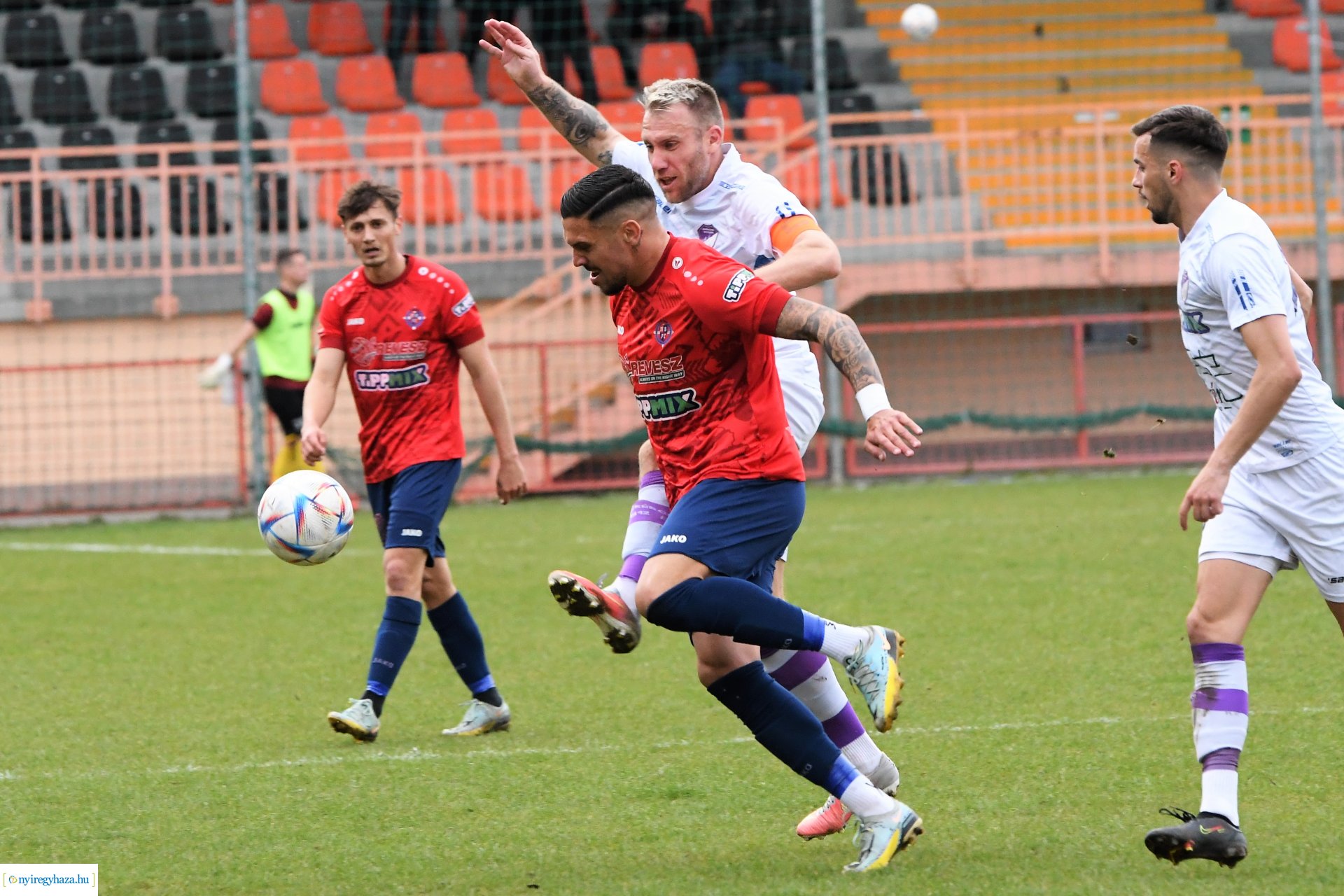 Nyíregyháza Spartacus - Békéscsaba labdarúgó mérkőzés 2023. tavasz