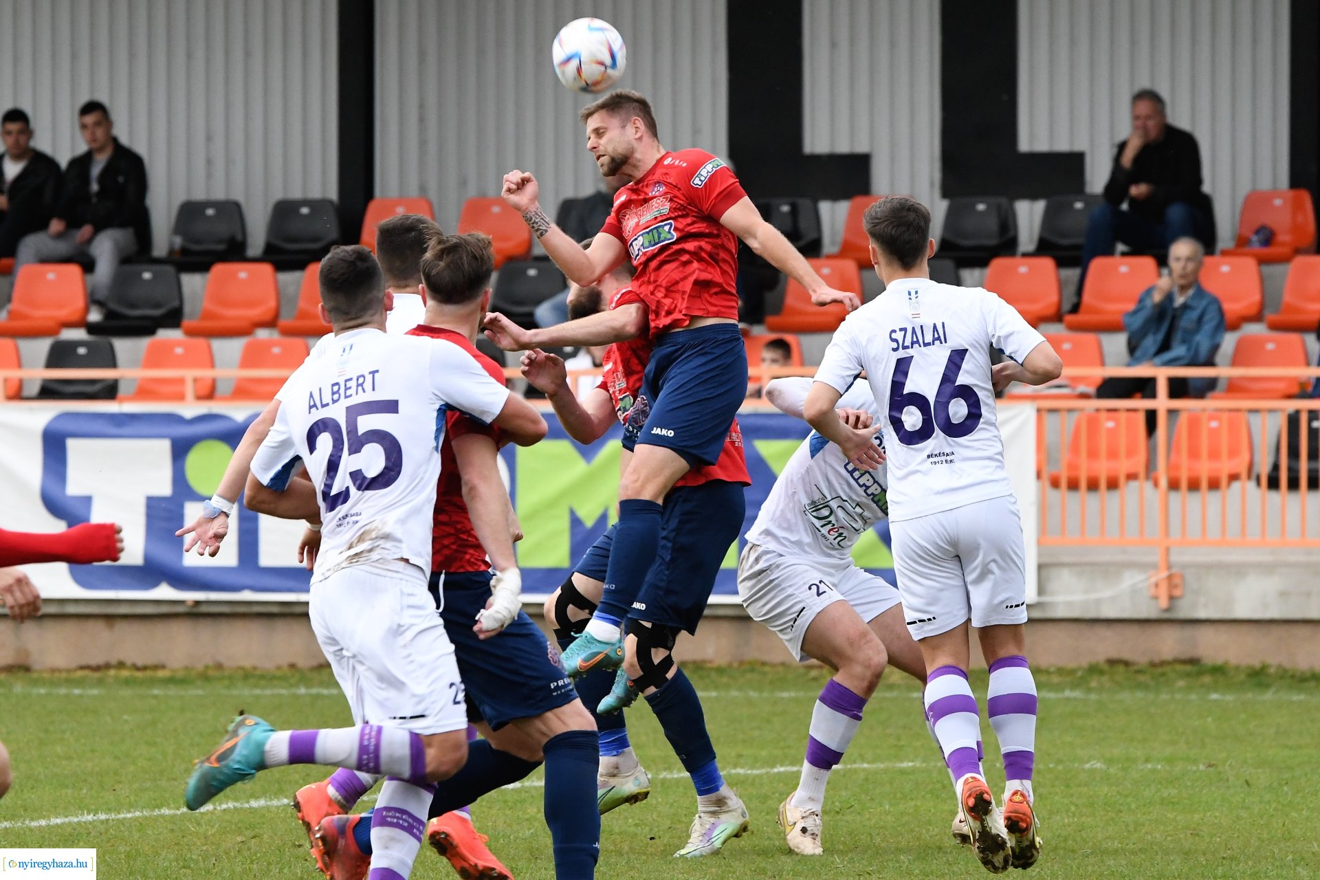 Nyíregyháza Spartacus - Békéscsaba labdarúgó mérkőzés 2023. tavasz