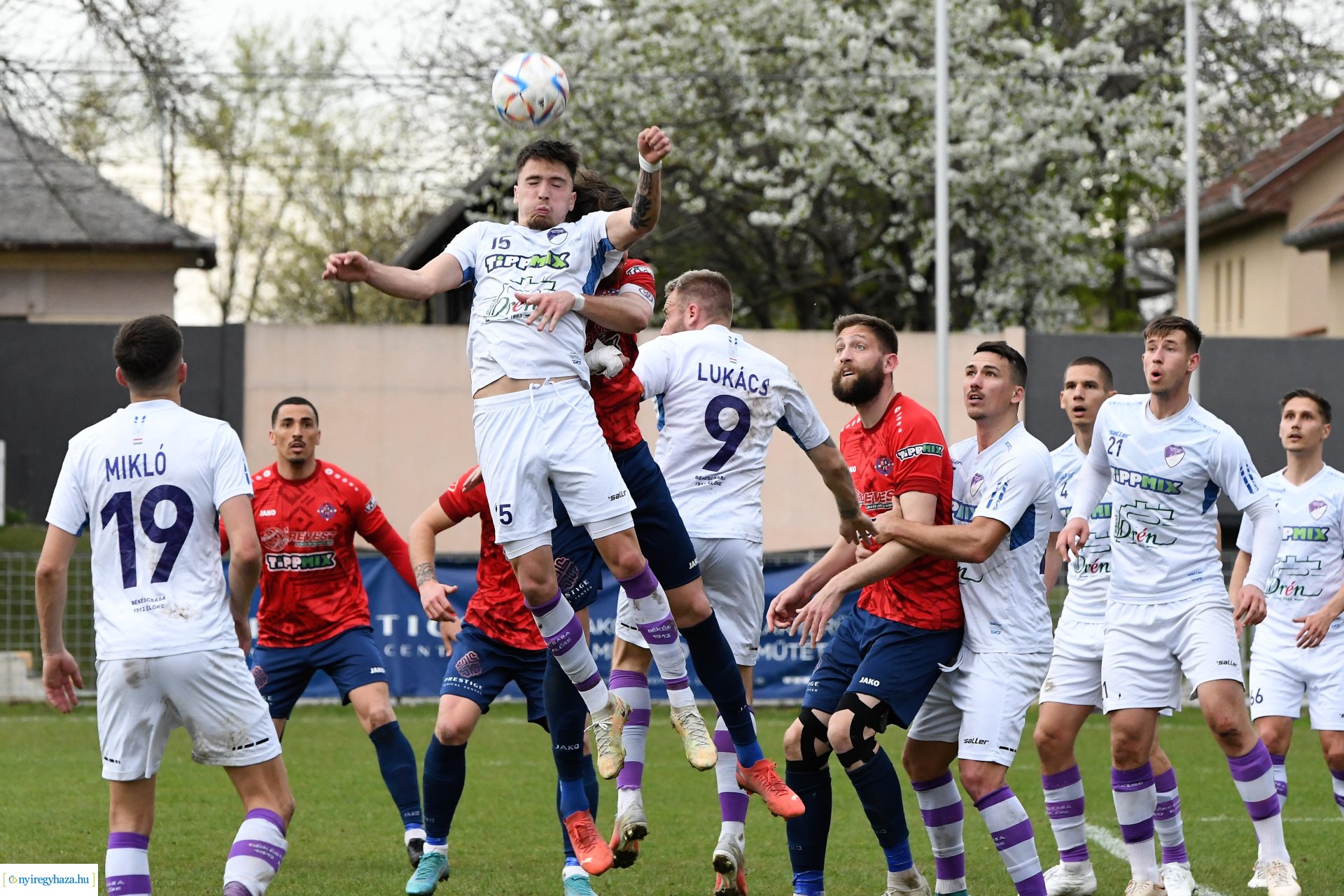 Nyíregyháza Spartacus - Békéscsaba labdarúgó mérkőzés 2023. tavasz